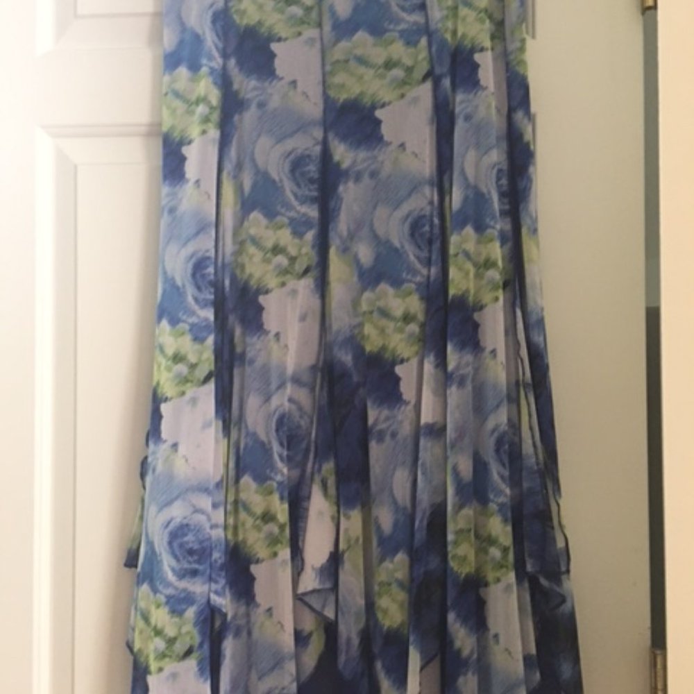 Athena Marie Modern Skirt Layered Multicolor sz M Pristine Condition